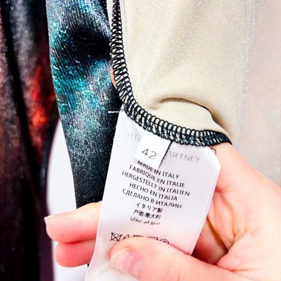 STELLA MCCARTNEY Green velvet jumpsuit with face - Picture 10 of 10